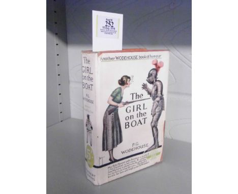 Wodehouse (P.G.). The Girl on the Boat, 1st edition, 1922, advertisements at rear, occasional light spotting, front hinge ten
