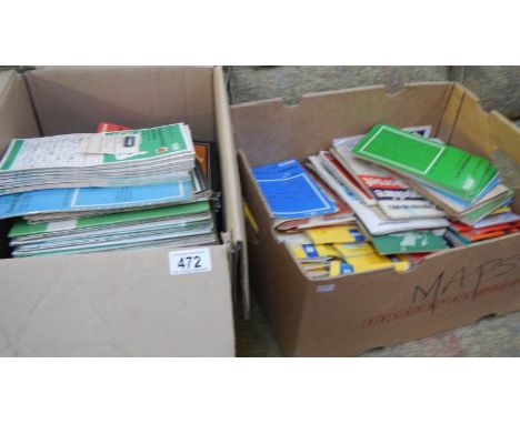 2 boxes of ordnance survey maps including library editions.