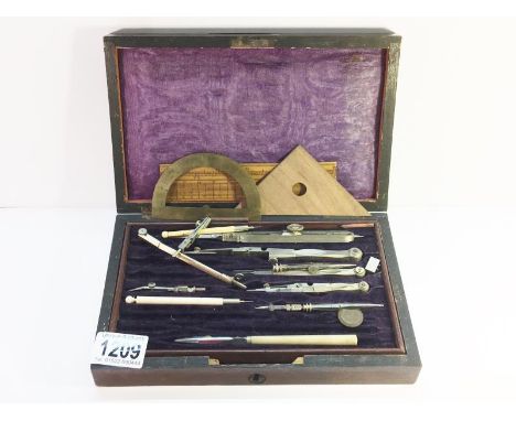 A cased geometry set.