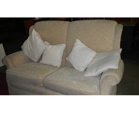 A 2 seat sofa.