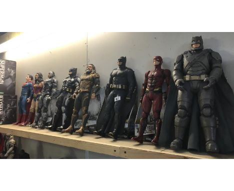 7 Justice League big fig figurines (5 in box) &amp; 1 Batman V Superman big fig.