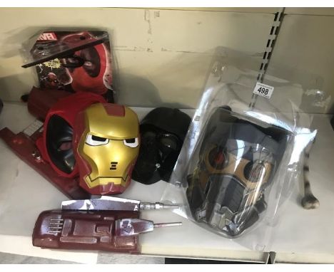 Cosplay - A Starlord helmet, Deadpool mask, Spiderman mask etc. 