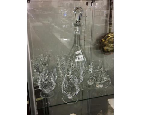 3 fine decanters including Rosenthal and other crystal.
