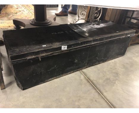 A long metal trunk.