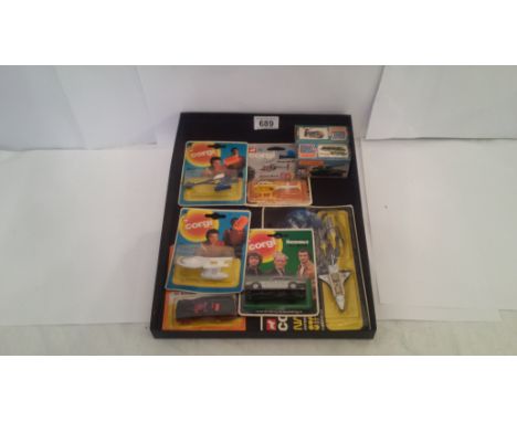 A quantity of Corgi Juniors TV related models including Star Trek, Batman, James Bond etc.