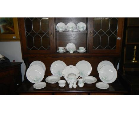 36 pieces of Royal Stafford tea and dinnerware including teapot, salt, pepper, milk jug etc.