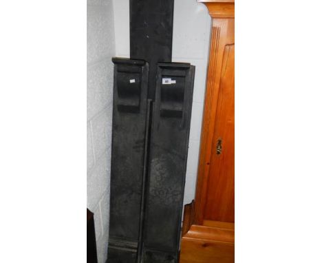 A slate fire surround.