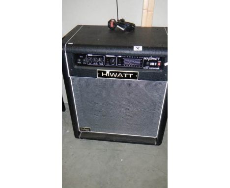 A Hiwatt amplifier.