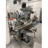 Elga Turret Head Milling Machine. Mechanical Feed on X Axis. Coolant System.