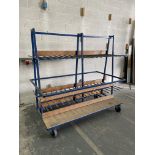 Heavy Duty Mobile Storage Trolley. Locking Wheels. Size: 1850mm Wide x 1000mm Deep x 1750mm Height.