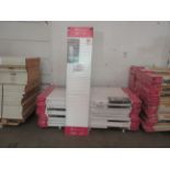 7/8" Economy prefinished white full louver 2 door bifold 36"x 80" x 3/4" (qty 25)