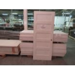 Assorted doors 32",34" x 80" x 1 3/4" 5 panel stile + rail (qty 29)
