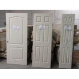 Assorted doors 28",30",32",34",36" x 80"x 1 3/8", 1 3/4" (qty 35)