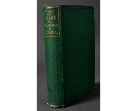 Passages From The Life Of A Philosopher - 1864 - Charles Babbage.&nbsp;Publisher: London: Longman, Green, Roberts, &amp; Gree