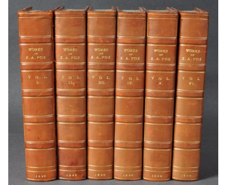The Works of Edgar Allen Poe. 1896.&nbsp;Published by George Routledge &amp; Sons, Limited.&nbsp; In six book volumes. With a