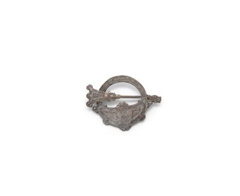 AN IRISH CELTIC REVIVAL BROOCH, DUBLIN 1924