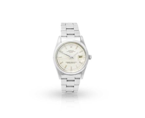 Rolex: a stainless steel wristwatch Oyster Perpetual Datejust model 15000, 1982 from serial number, stainless steel case, aut