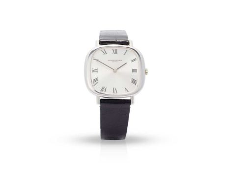 Y Vacheron Constantin: a white gold wristwatch c.1973, 18ct white gold case with Swiss Helvetia head mark, manual wind moveme