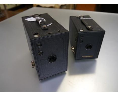 A Kodak no. 2 Brownie and a Kodak no. 2a Brownie (2)