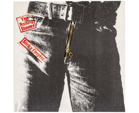 Warhol, Andy - - Rolling Stones. Sticky Fingers. Schallplatte mit dem von Andy Warhol gestalteten Cover mit Reißverschluss. 1