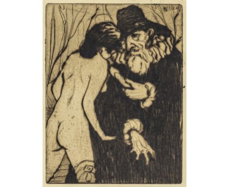 Keller, Rudolf. Erotische Märchen. Mit 10 und 6 zusätzlichen Original-Radierungen von R. Keller, sämtlich in der Platte signi