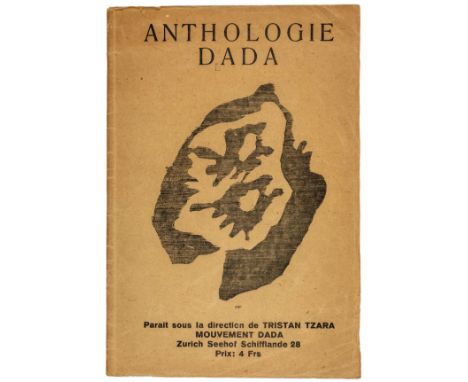 DADA - - Anthologie Dada. Para?t sous la direction de Tristan Tzara. Mit 5 (inklusive Vorderumschlag) Original-Holzschnitten 