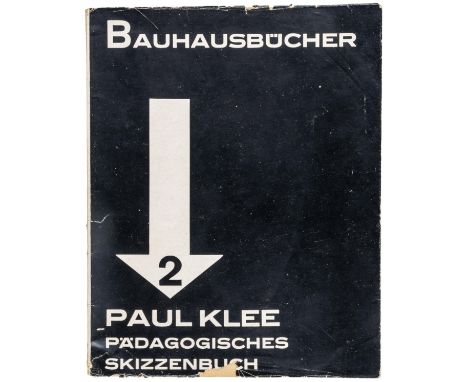 Bauhaus - - Klee, Paul. Pädagogisches Skizzenbuch. Mit 87 Textabbildungen im Klischeedruck. München, A. Langen, 1925. 50 S., 