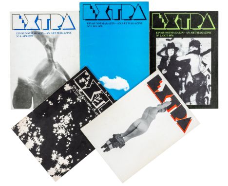 Lippert, Werner (Hg.). EXTRA. Ein Kunstmagazin - An Art Magazin. Nr. 1-5 (alles Erschienene). Mit überaus zahlreichen Abbildu