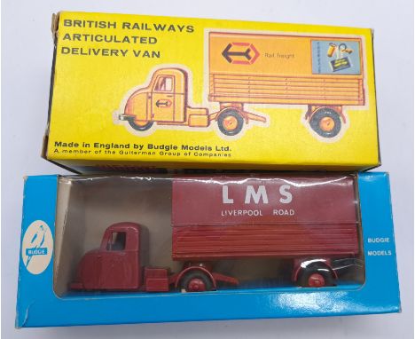 Budgie a pair of boxed commercial vehicles, to include; No.238 - Scammell Scarab 'British Railways Delivery Van' , 707 - Scam