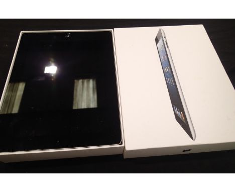 Apple iPad model A1458 boxed. P&amp;P Group 1 (£14+VAT for the first lot and £1+VAT for subsequent lots) 
