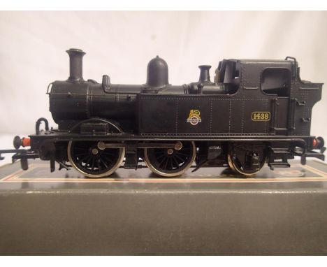 OO scale Dapol class 14xx BR Black, 1438 Early Crest. In excellent condition, box is fair. P&amp;P Group 1 (£14+VAT for the f