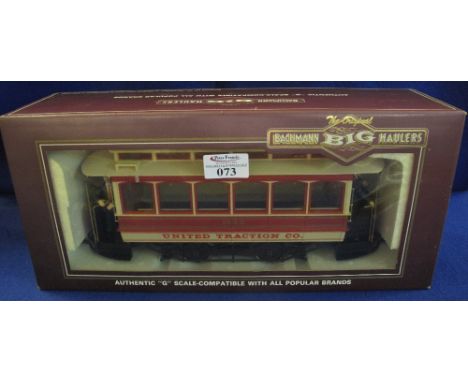 The Original Bachmann big haulers authentic G scale model train car, United traction Co 1623 in original box. 
(B.P. 24% incl