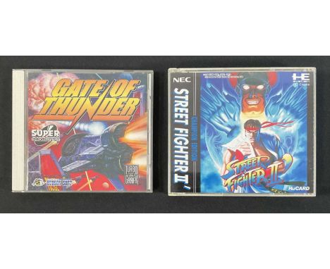 NEC Turbo Grafx - A boxed and complete copy of STREET FIGHTER II Champion Edition (missing instruction manual, Japanese versi