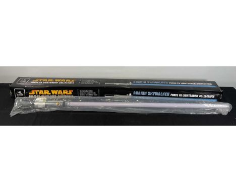 STAR WARS - A Master Replicas ANAKIN SKYWALKER Force FX Light Saber, with display stand, in original box, 1:1 Scale.