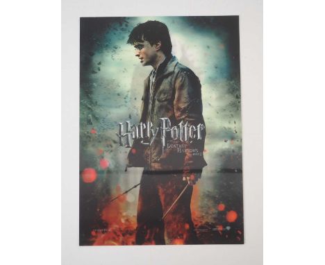 HARRY POTTER AND THE DEATHLY HALLOWS - PART TWO (2011) special 3D lenticular poster, flat / unfolded.