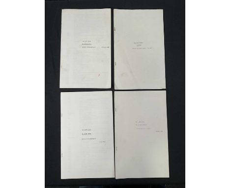 A group of four Dialogue continuity scripts for THE SAINT (1963) TV show for episodes THE LATIN TOUCH (March 1963), THE ARROW