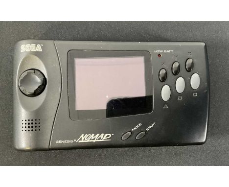 SEGA - A SEGA GENESIS NOMAD handheld / portable video game console - released in 1995 in the USA only and compatible with Seg