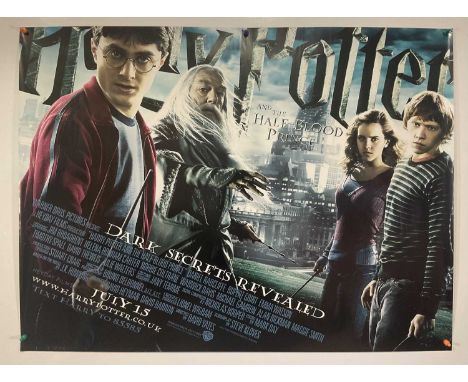 A group of four HARRY POTTER UK Quad double-sided film posters to include HARRY POTTER AND THE ORDER OF THE PHOENIX (2007), H