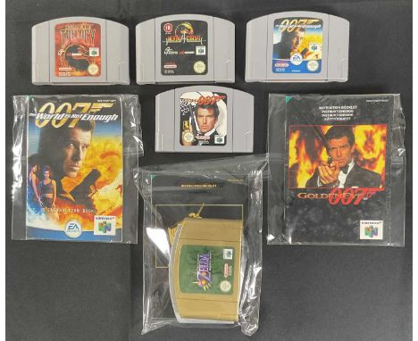 NINTENDO 64 (N64) - A group of Nintendo 64 loose cartridges - some with instructions comprising of THE LEGEND OF ZELDA OCARIN