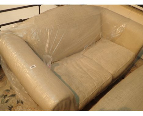 Modern two seater settee from Laura Ashley CONDITION REPORT: We have a two seater and three seater matching sofa (lot 760A). 