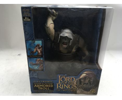 Lord of the rings, The two towers, Electronic, sound and action, Armored Troll, boxed