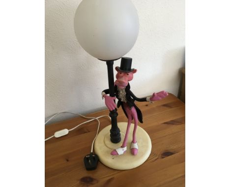 A Pink Panther table lamp