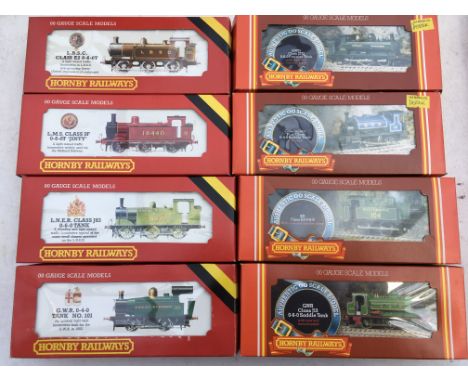 Hornby railways, OO scale, locomotives, boxed, including R077 GWR 0-4-0 tank #101, R252 LNER class J83 0-6-0 tank, R052 LMS c