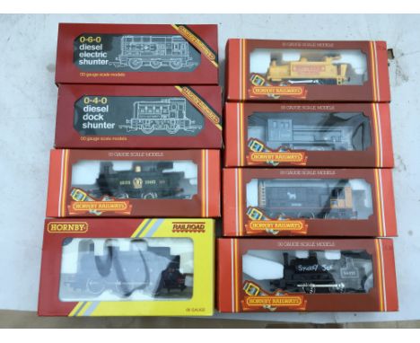 Hornby railways, OO scale, locomotives, boxed, including R2882 S&amp;DJR 0-6-0T class 3F, R173 GWR 150 0-4-0T, R253 Dockyard 