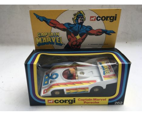Corgi toys, #262 Captain Marvel Porsche, Original box, MIB