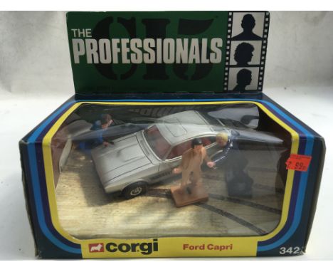 Corgi toys, #342, The Professionals, Ford Capri, Original box , MIB