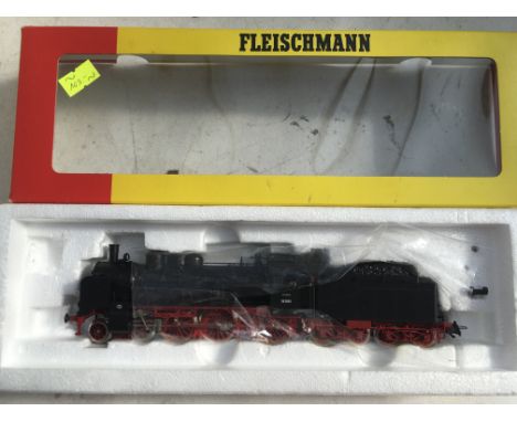 Fleischmann, HO/OO scale, #4160 BR38 class steam locomotive and box tender, MIB