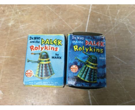 Marx toys, Dr Who and the Dalek, 1960s Rolykins, boxed