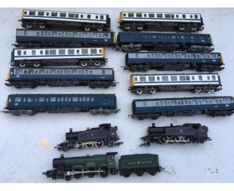 Hornby railways, OO scale, locomotives, unboxed, electric and steam