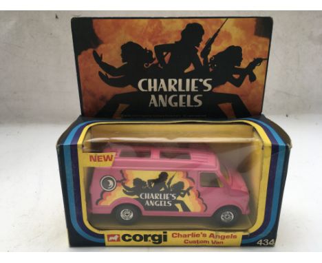 Corgi toys, #434 Charlie's Angels custom van, Original box, MIB